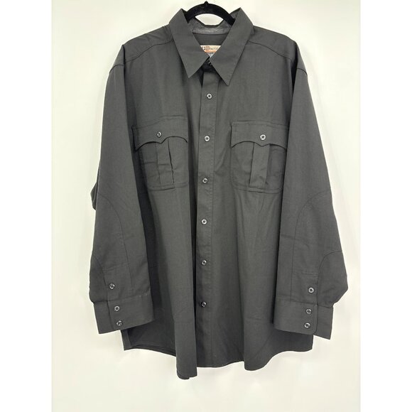 5.11 Tactical Class A Flex-Tac Button Down Twill Long Sleeve Shirt Black 2XL - Picture 1 of 5